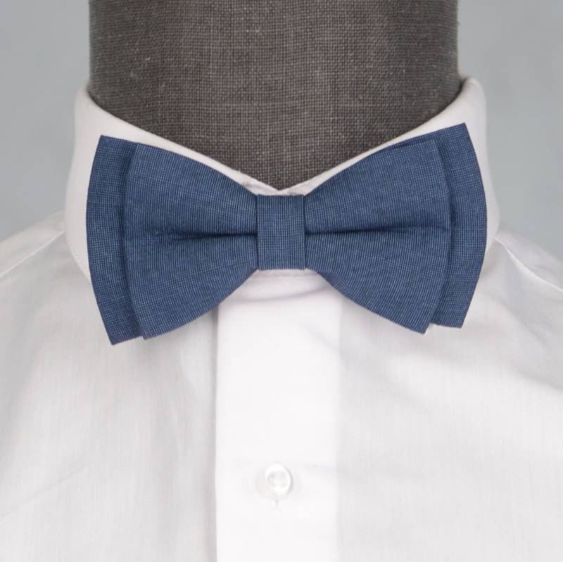 Бабочка мужская с платком 0135-1